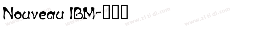 Nouveau IBM字体转换